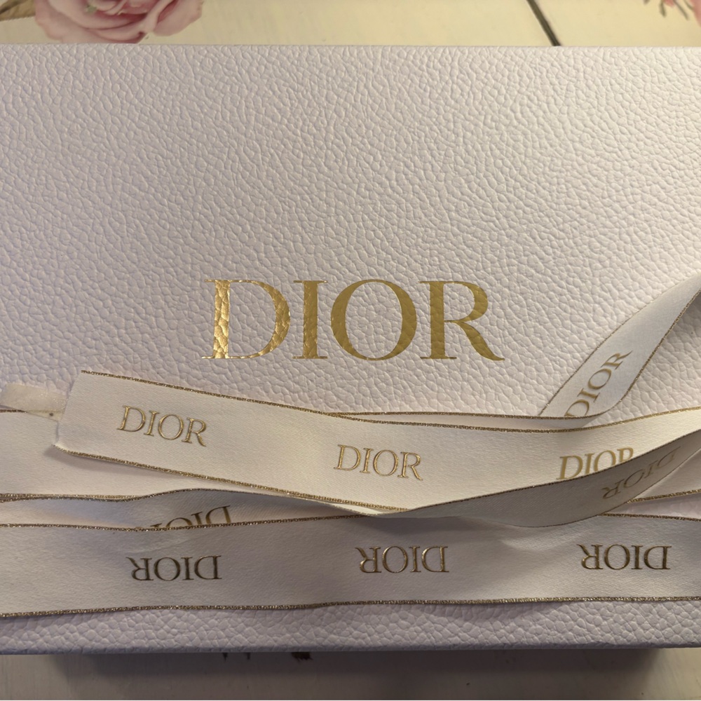 Christian Dior box with ribbon